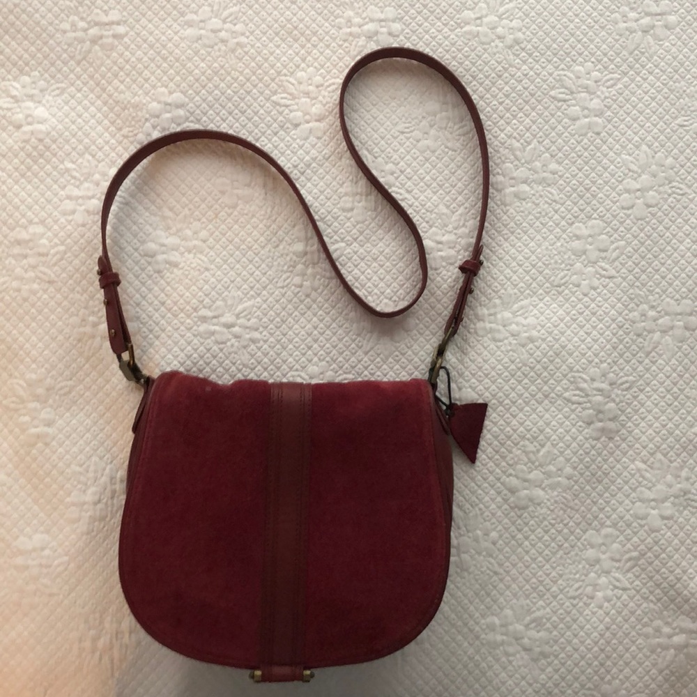Suede Crossbody Purse